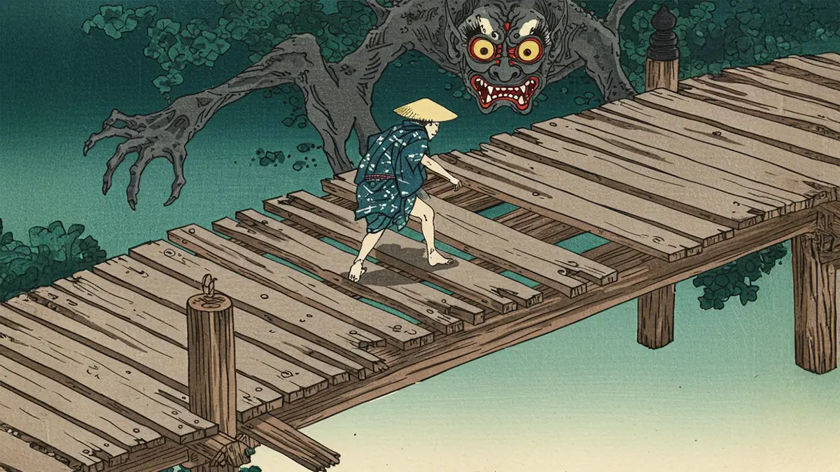 危ない橋を渡る